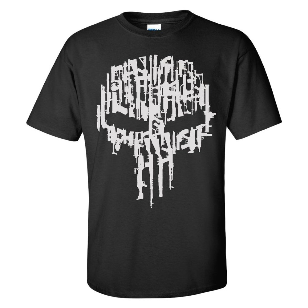 Punisher Gun Skull Softstyle Shirt